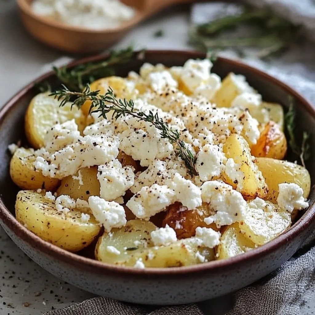 Geröstete Kartoffeln mit Feta