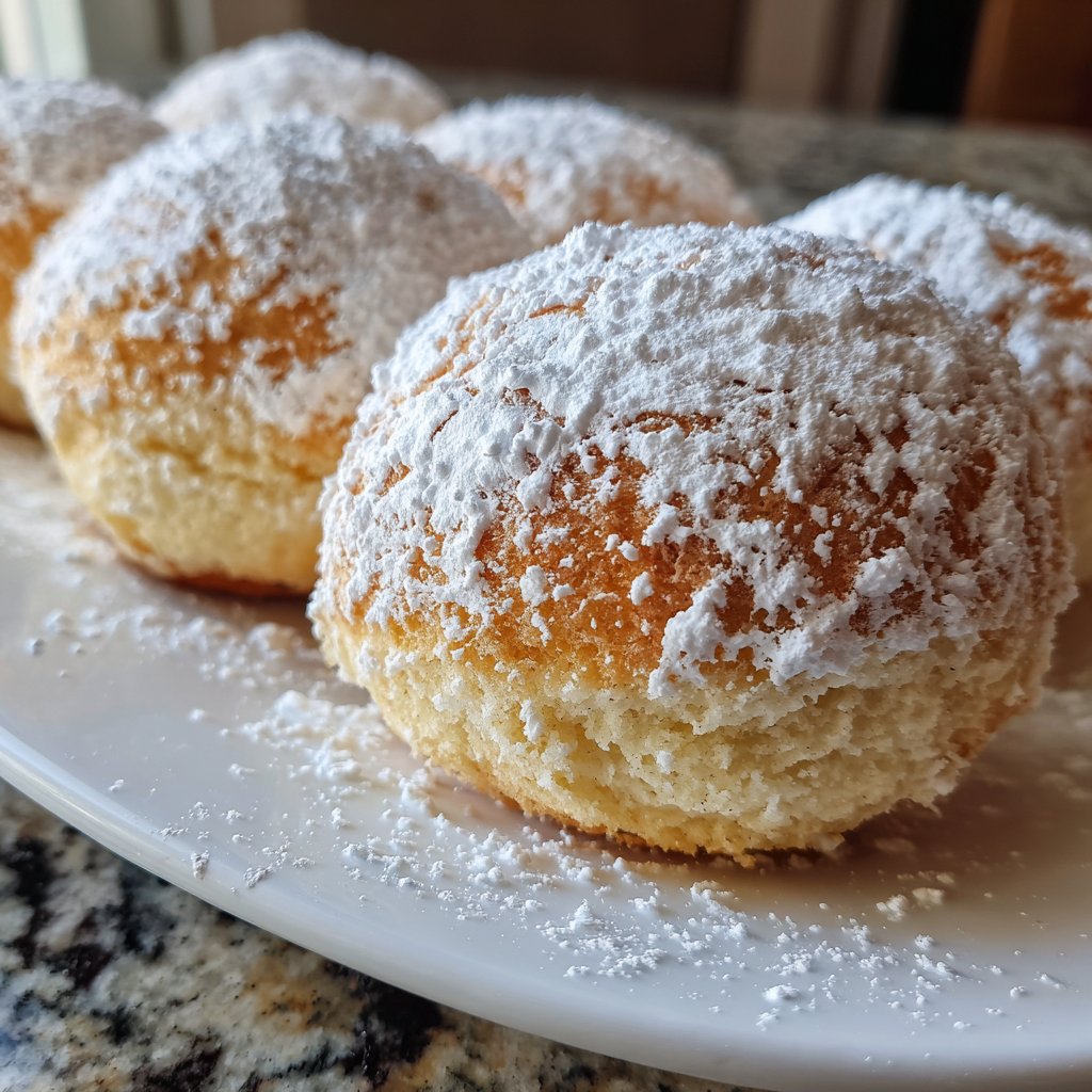 Quarkbällchen mit Vanillearoma