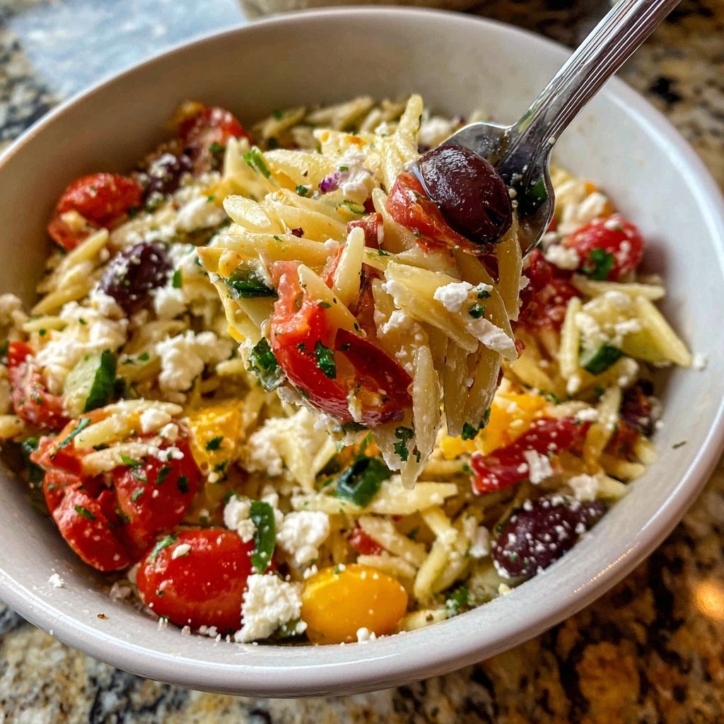 Mediterraner Nudelsalat Leicht