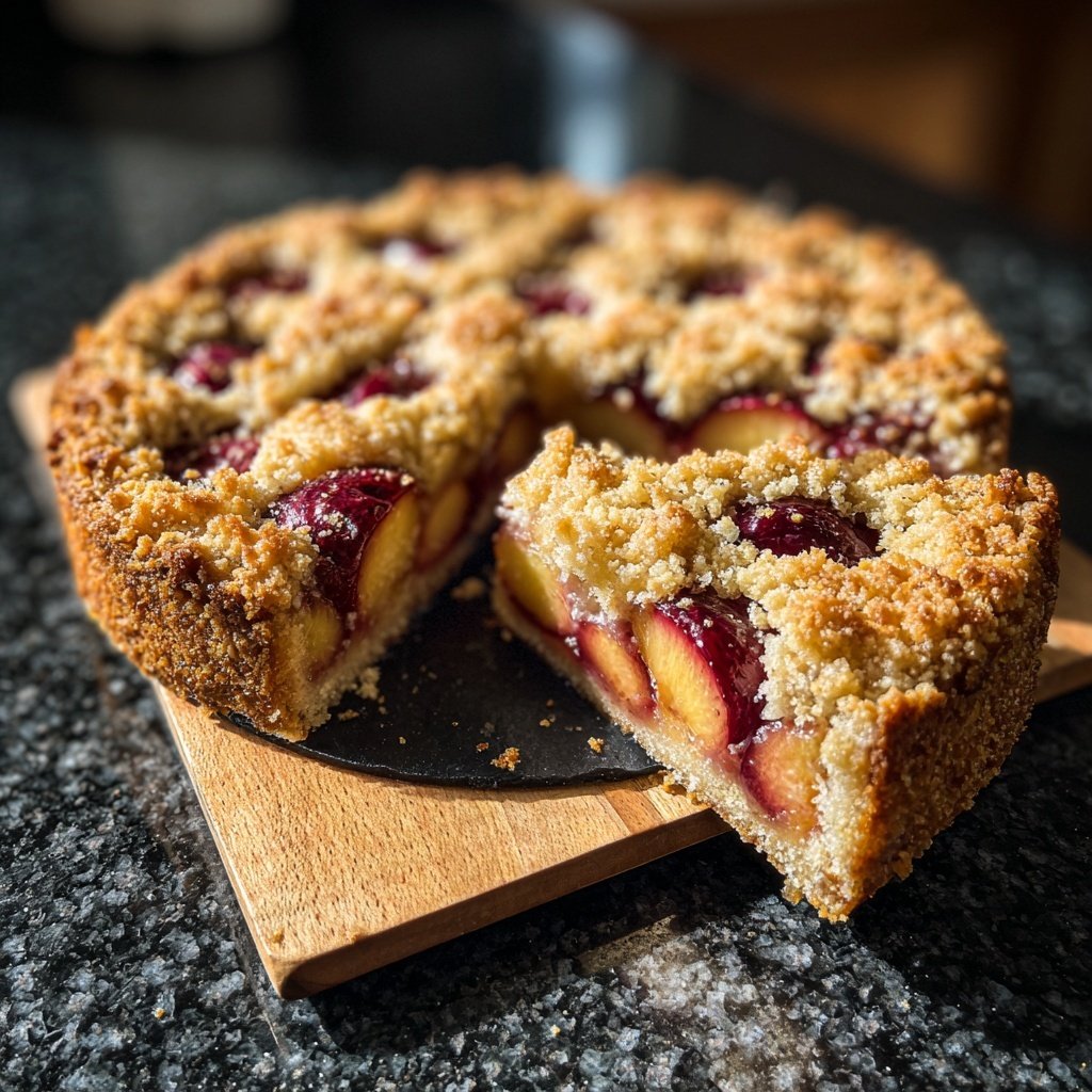 Streuselkuchen Mit Pflaumen