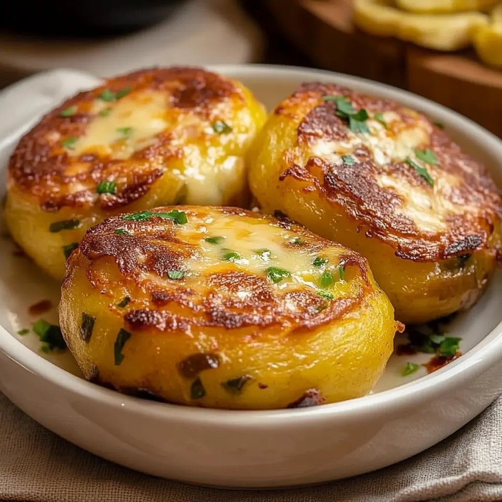 Kartoffelfrikadellen mit Schafskäse