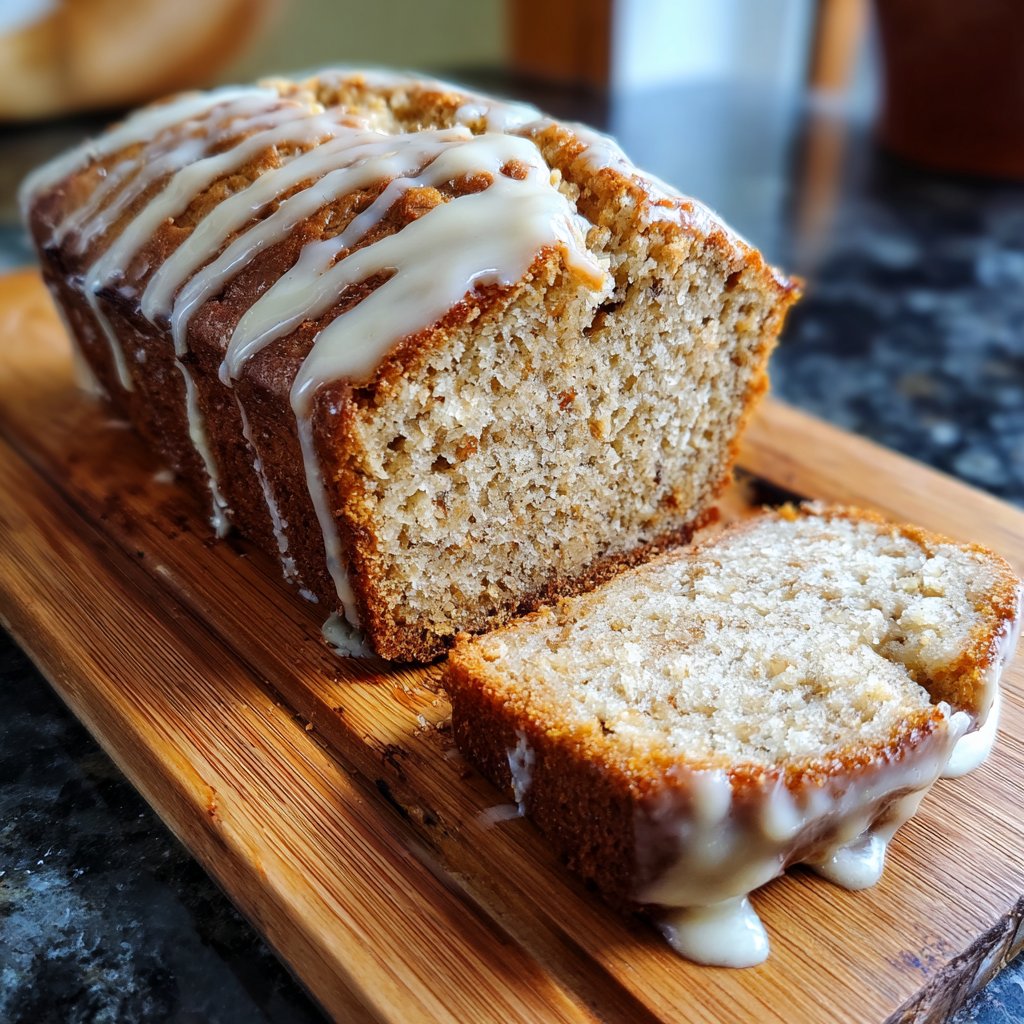Bananenbrot mit Vanille und Joghurt
