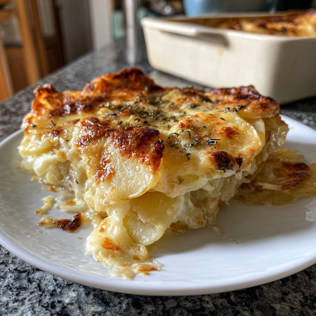 Kartoffelgratin mit Sahne