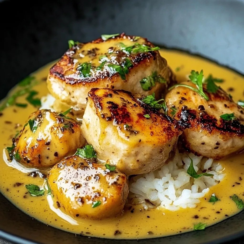 Hähnchen mit Honig-Senf-Sauce