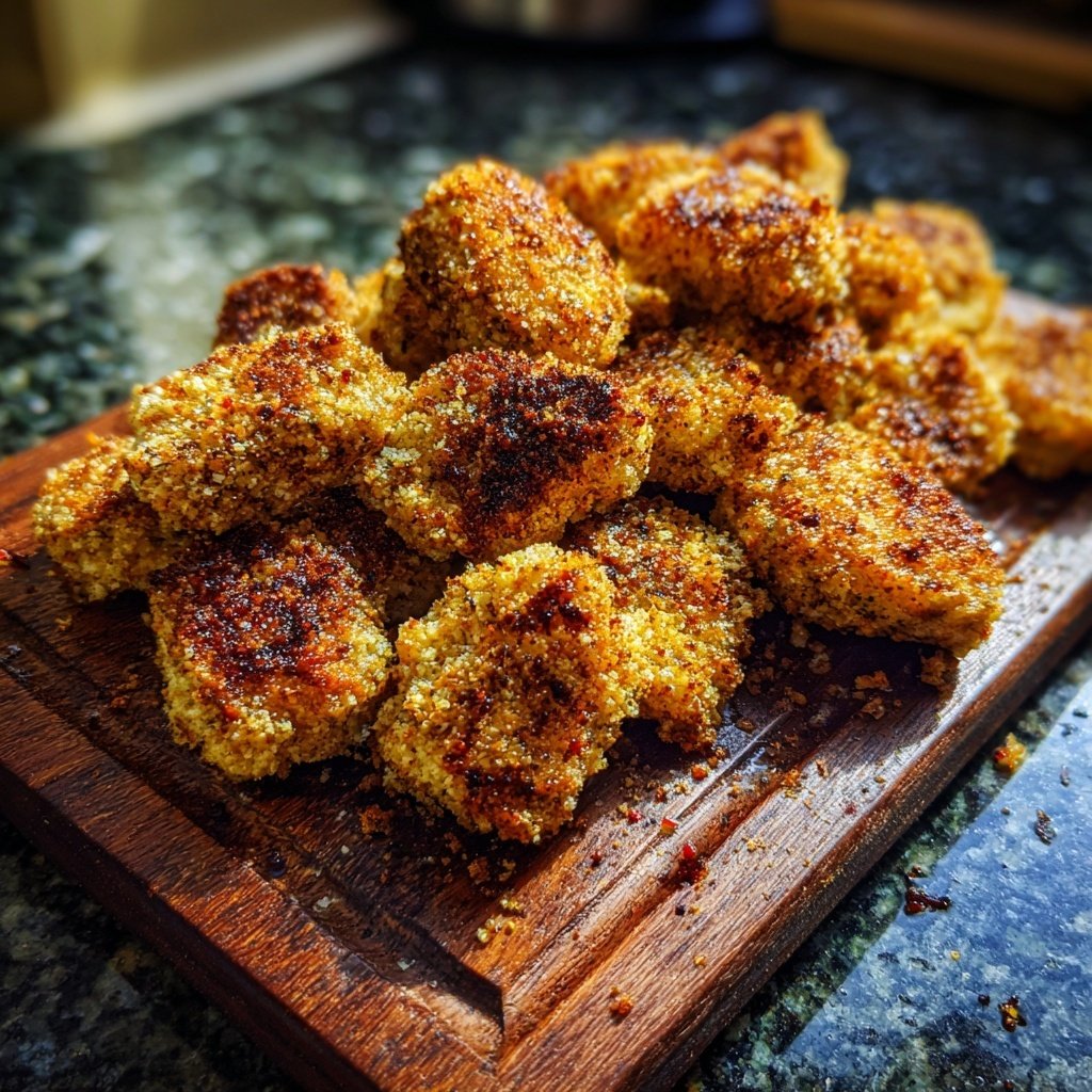 Blumenkohl Ofen Nuggets