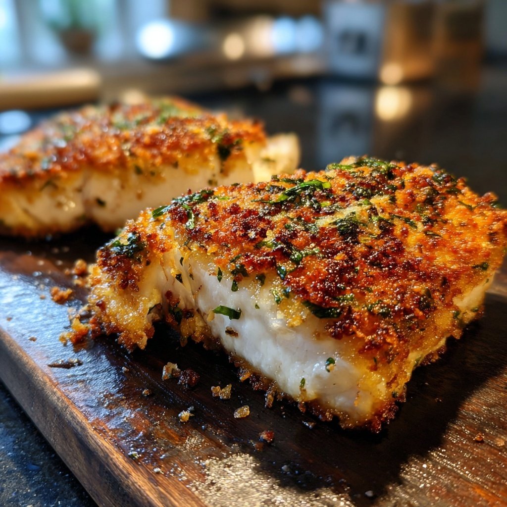 Lachsfilet mit Zitronen-Kräuter-Kruste