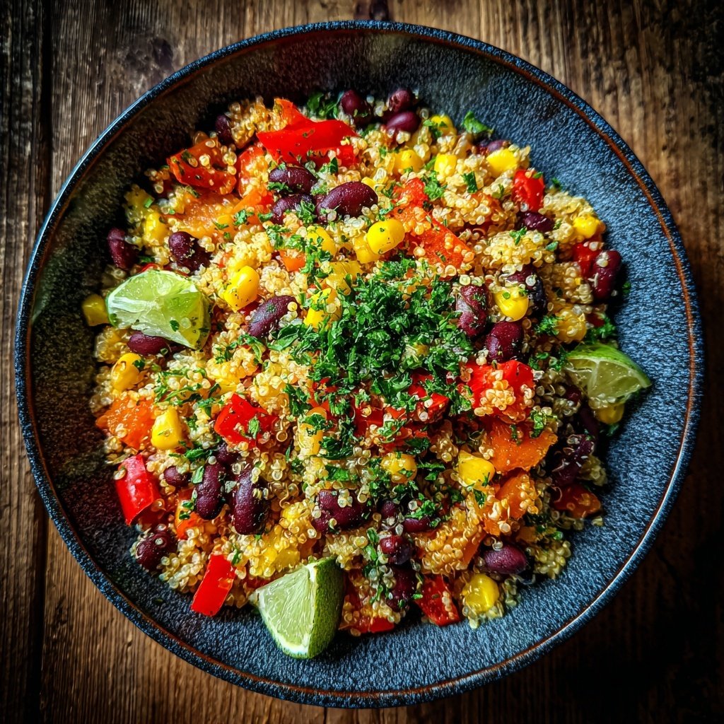 Reissalat Mit Mais Und Bohnen Zum Grillen