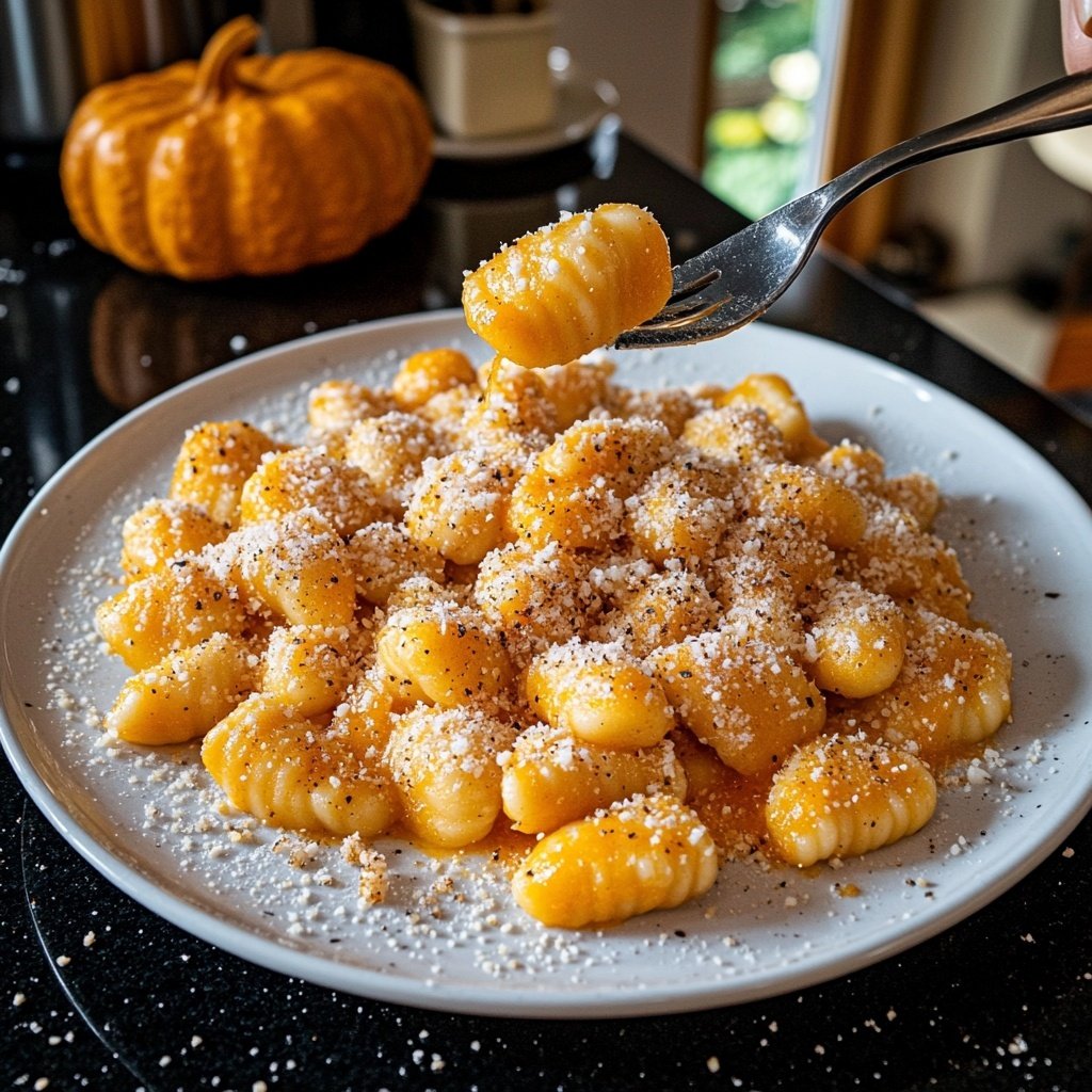 Gnocchi mit Kürbissauce