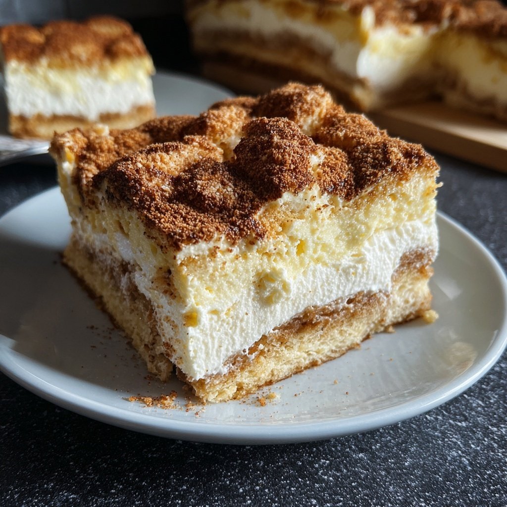 Blechkuchen mit Quarkcreme