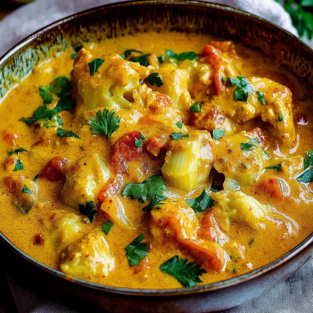 Blumenkohl Curry aus dem Backofen