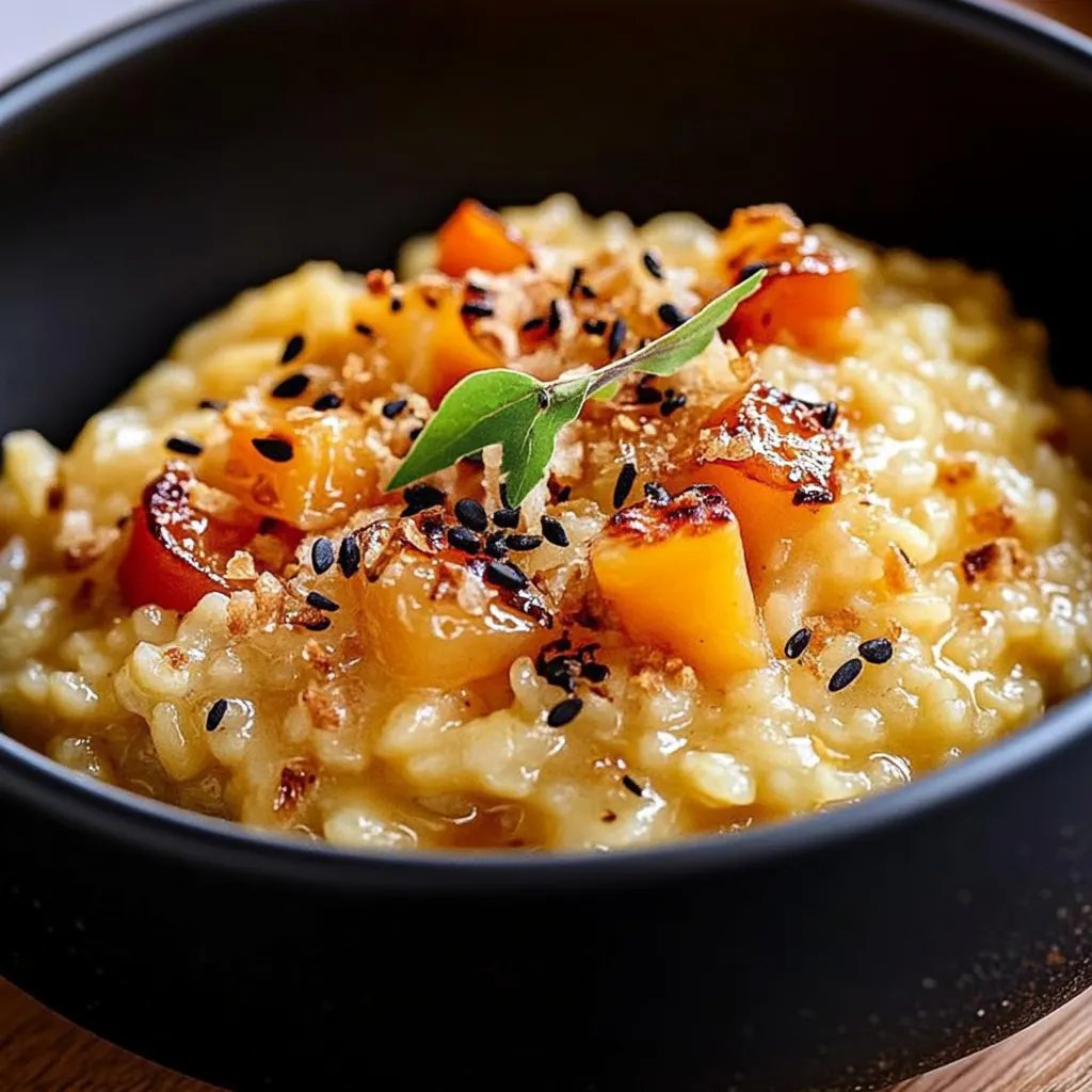 Cremiges Hokkaido Kürbisrisotto